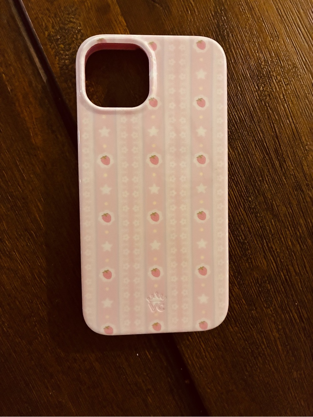 Pink Strawberry Pattern Phone Case - Velvet Caviar